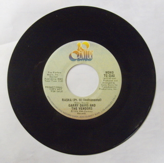 Garry Davis And The Vendors / Rasha Part 2 Instrumental (Mono)