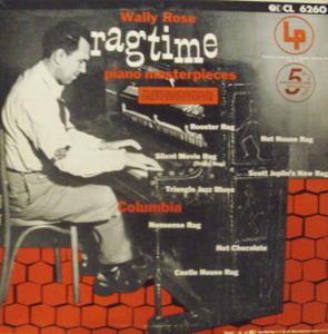 Wally Rose / Ragtime Piano Masterpieces 10"