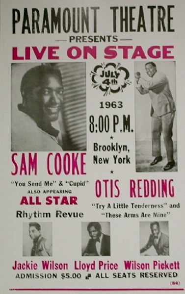 Paramount Theatre / Sam Cooke, Otis Redding