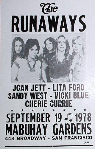 Runaways / Mabuhay Gardens 1978