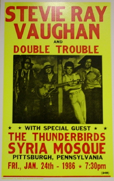 Stevie Ray Vaughan & Double Trouble / Syria Mosque 1986