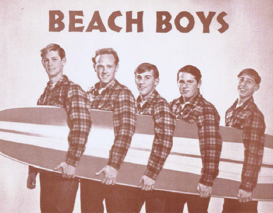 Beach Boys / Surfboard group shot