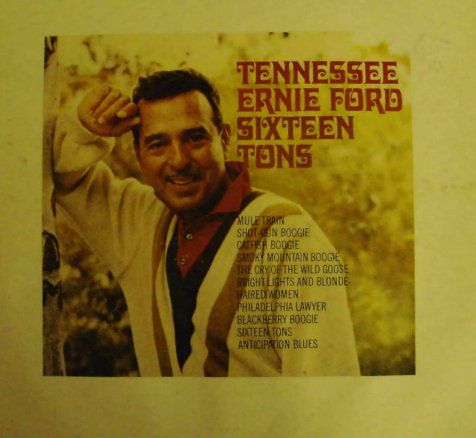 Tennessee ernie ford sixteen tons lyrics and chords